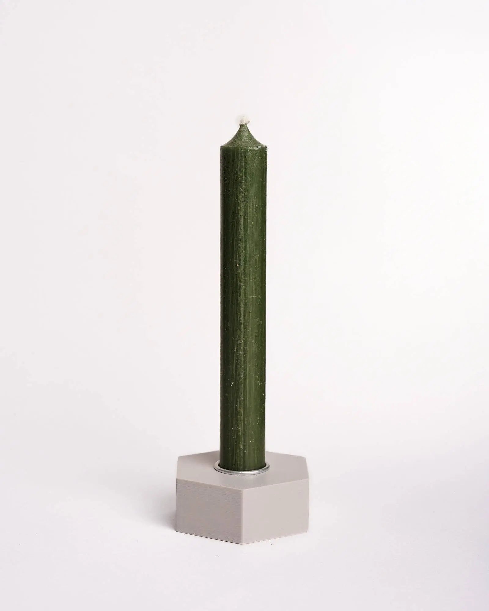 Handmade Taper Candle: Magenta roki Design