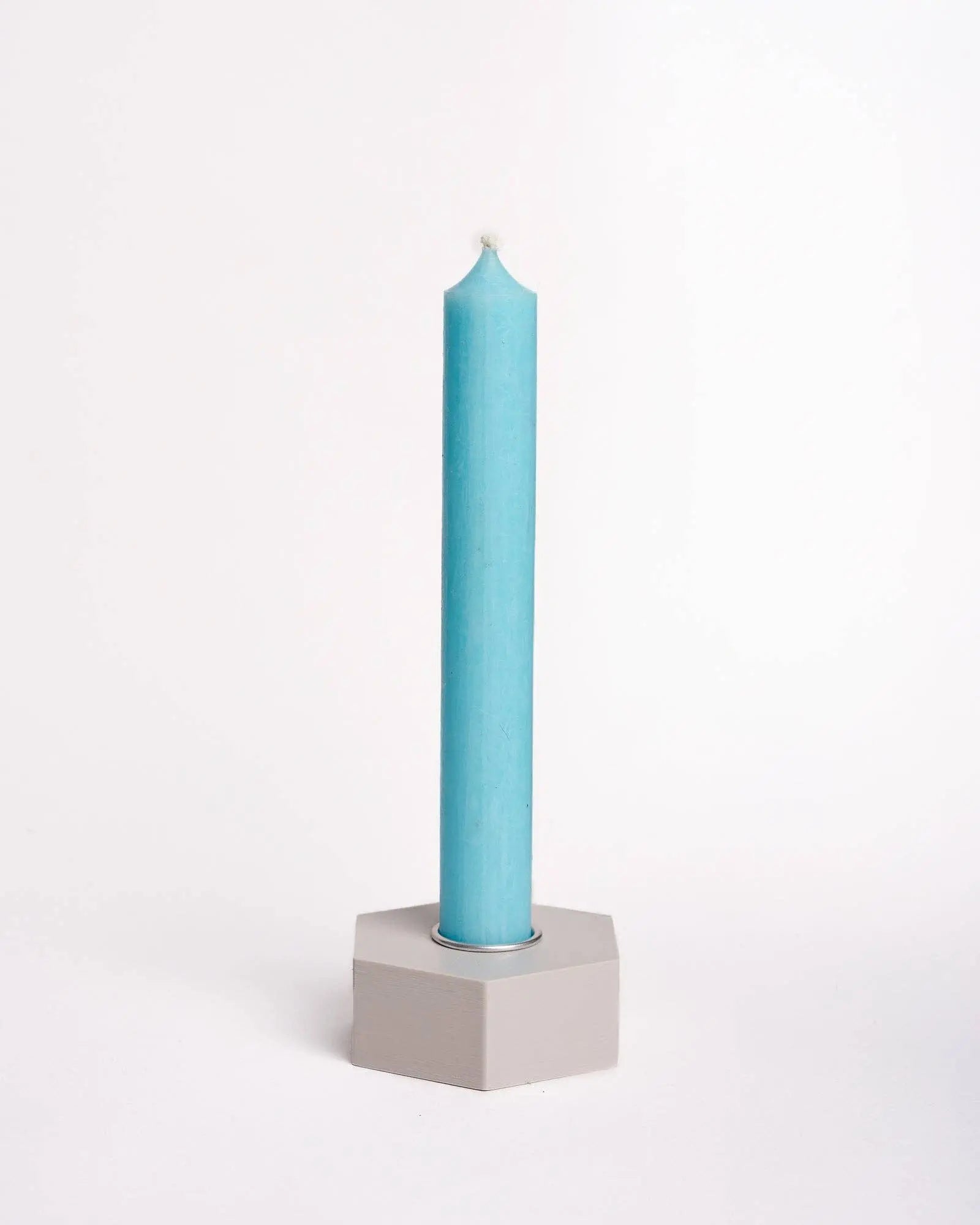 Handmade Taper Candle: Lime roki Design