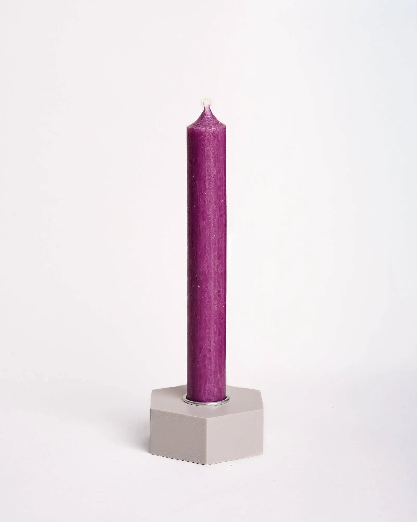 Handmade Taper Candle: Lime roki Design