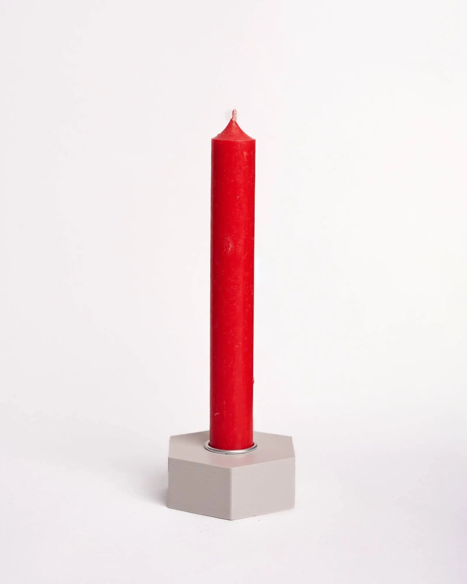 Handmade Taper Candle: Lime roki Design