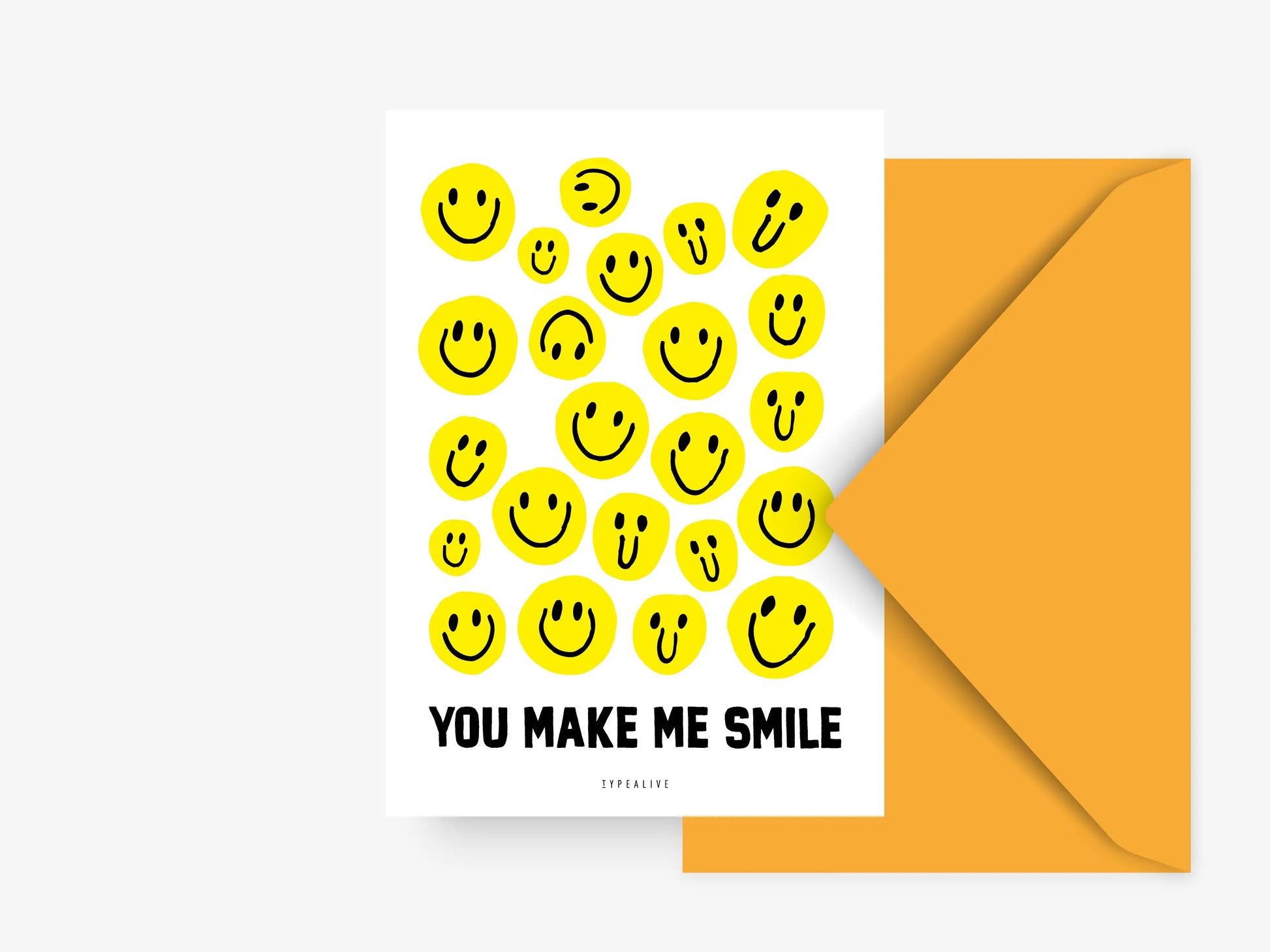 Postkarte / Make Me Smile typealive