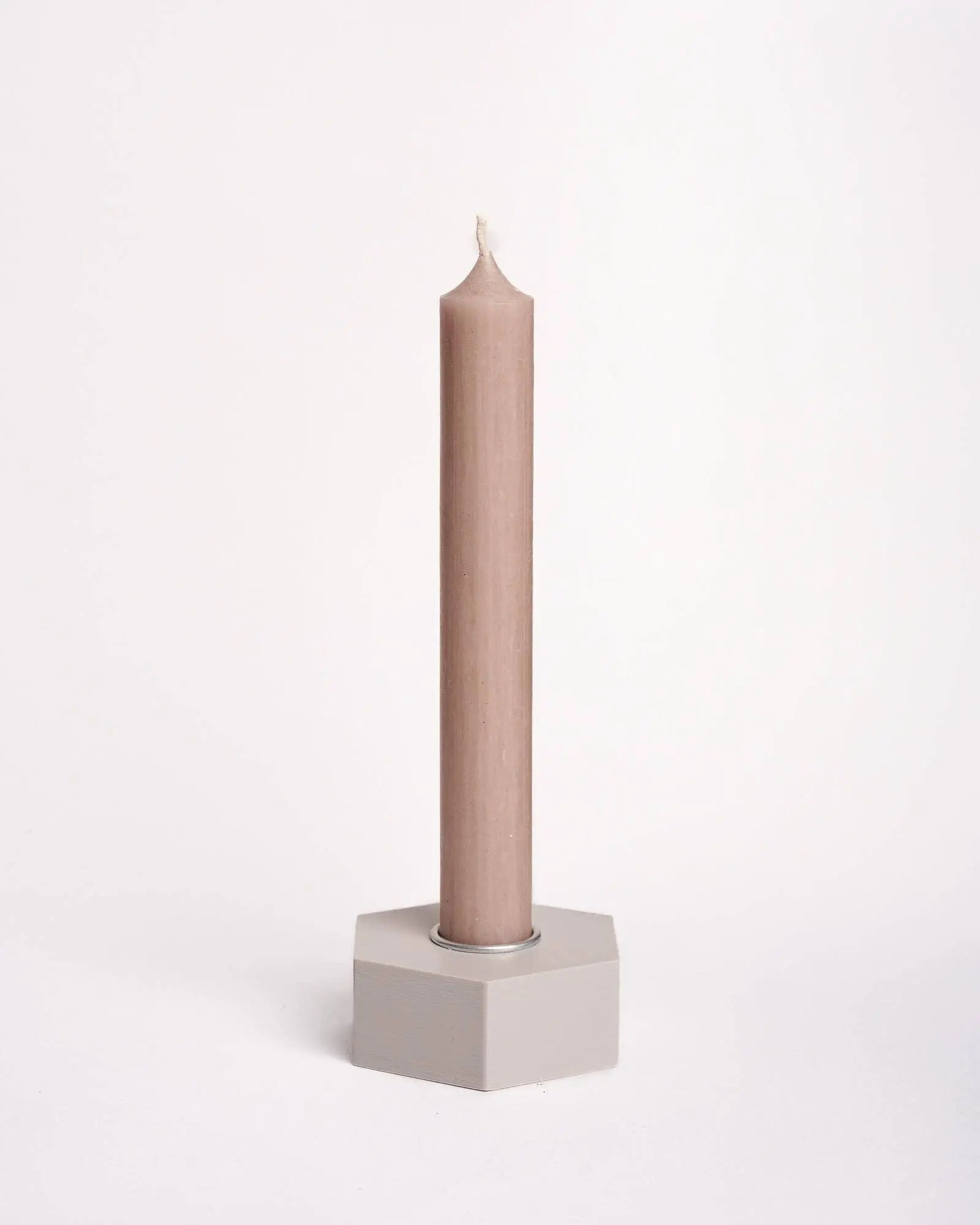 Handmade Taper Candle: Lime roki Design