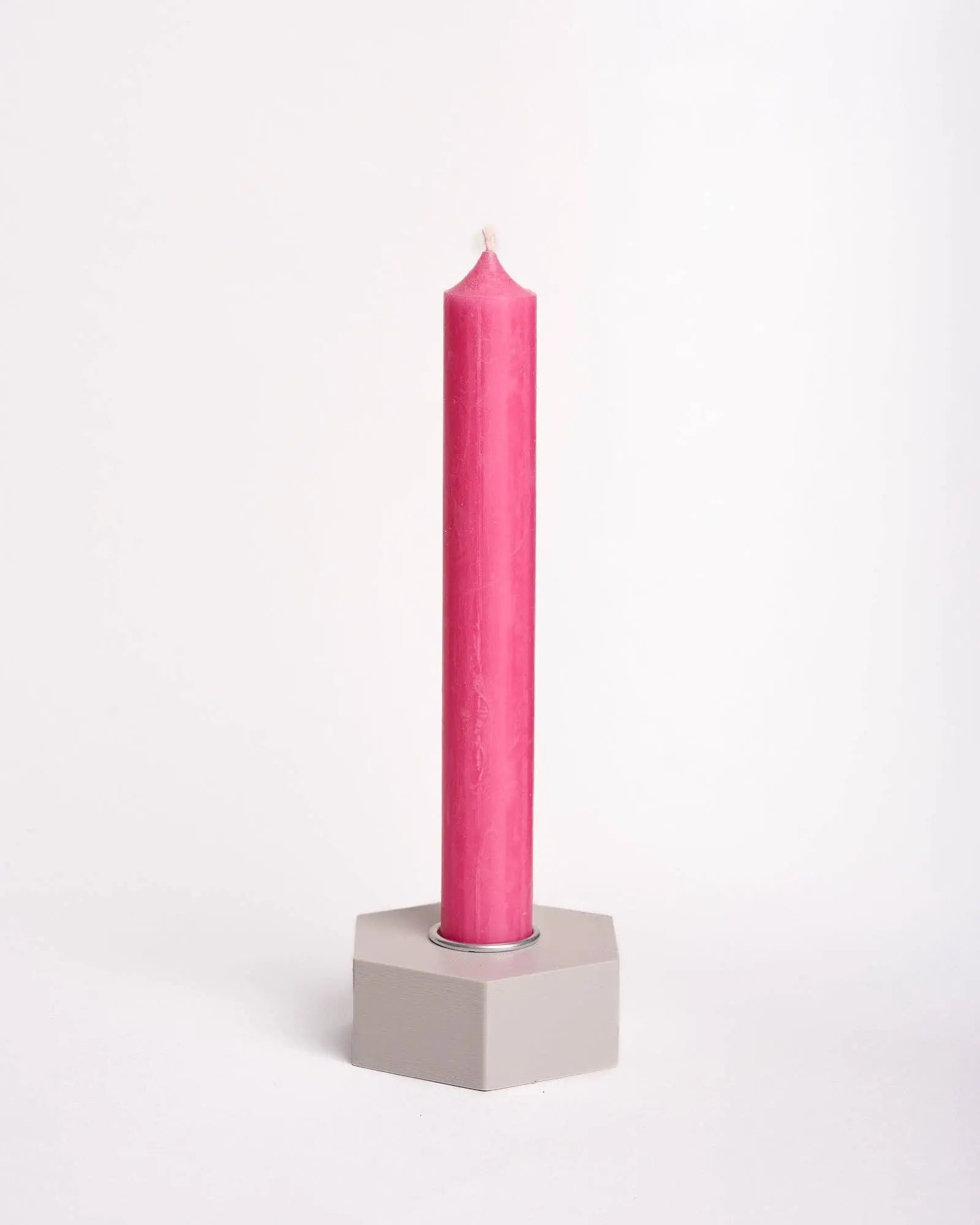 Handmade Taper Candle: Lime roki Design