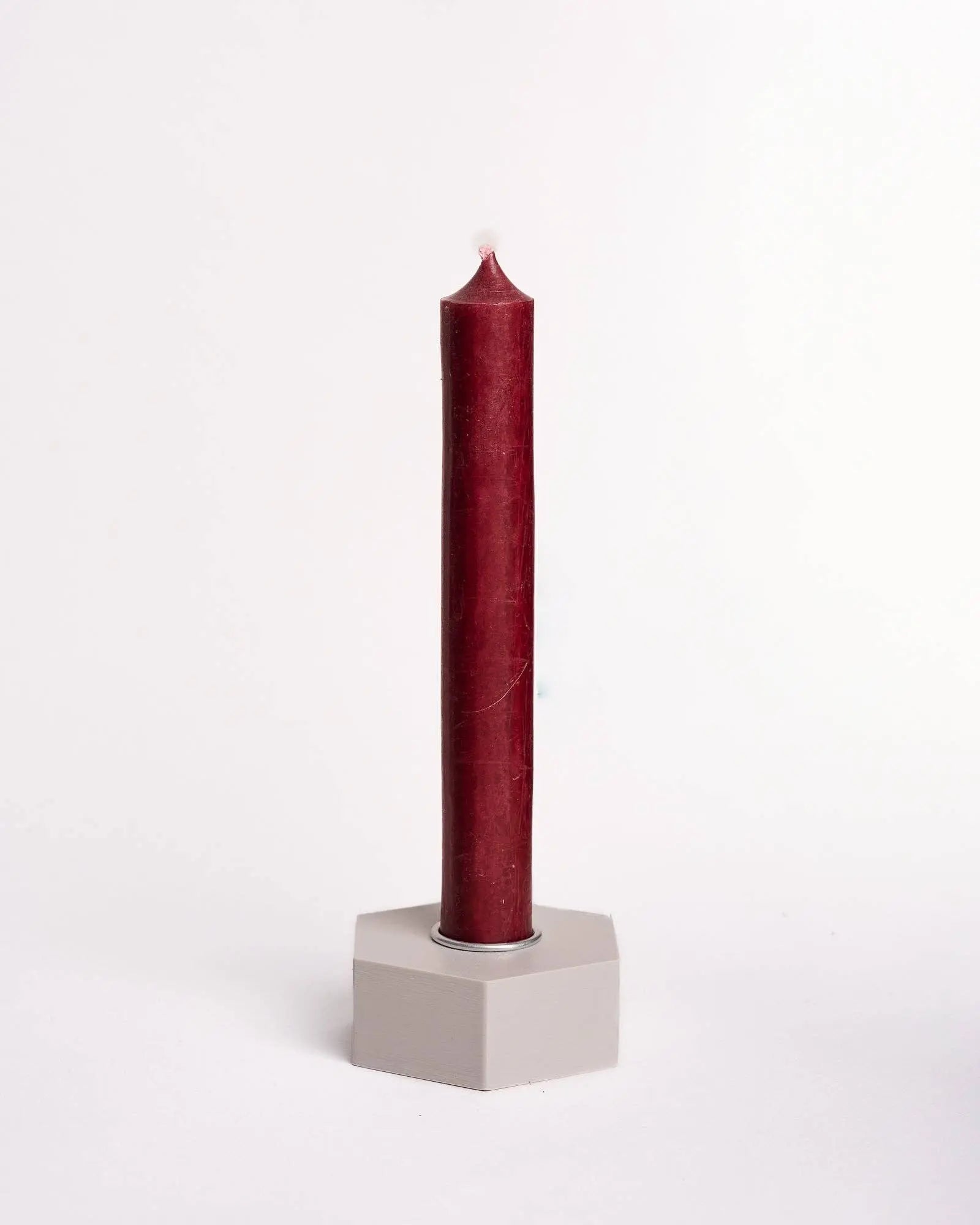 Handmade Taper Candle: Lime roki Design