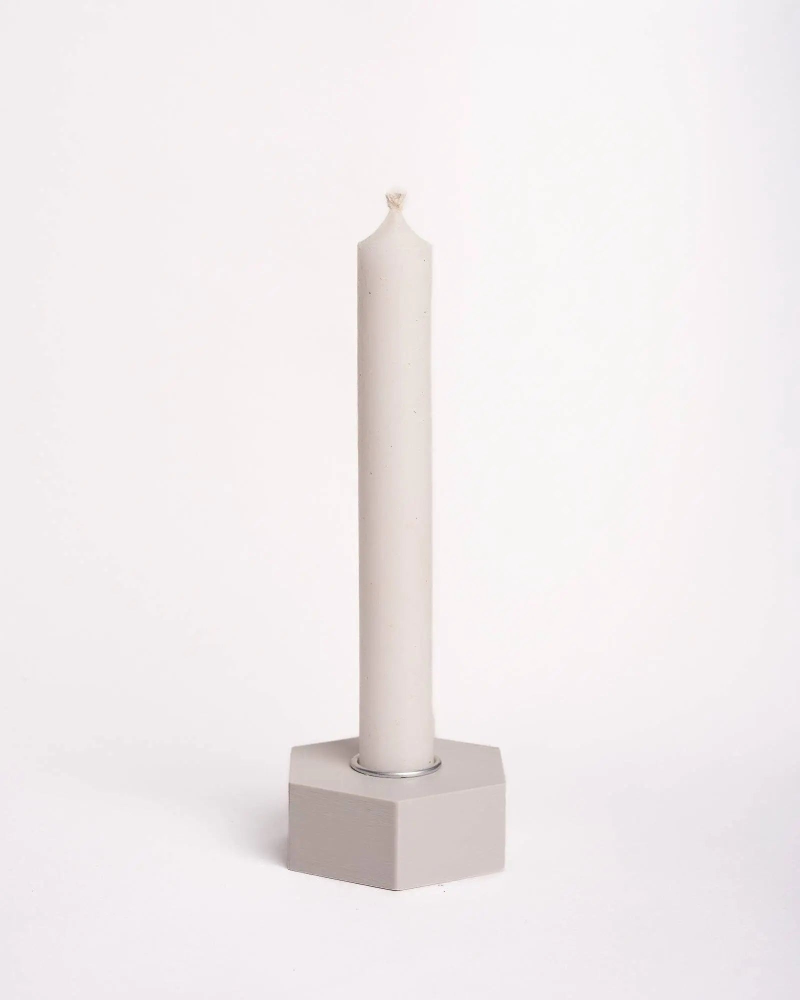 Handmade Taper Candle: Lime roki Design