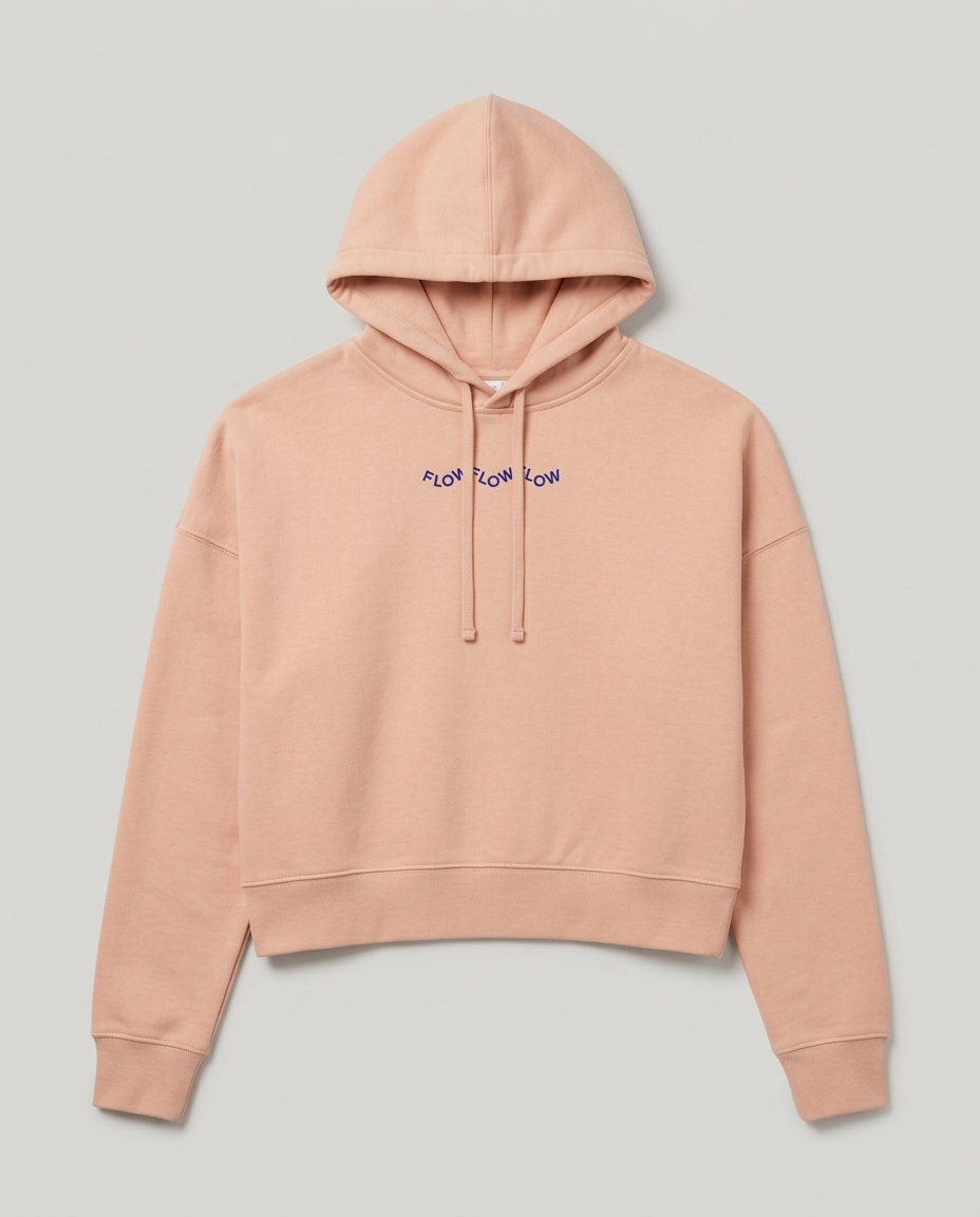 Hoodie „FLOW FLOW FLOW" aus 100% Bio Baumwolle