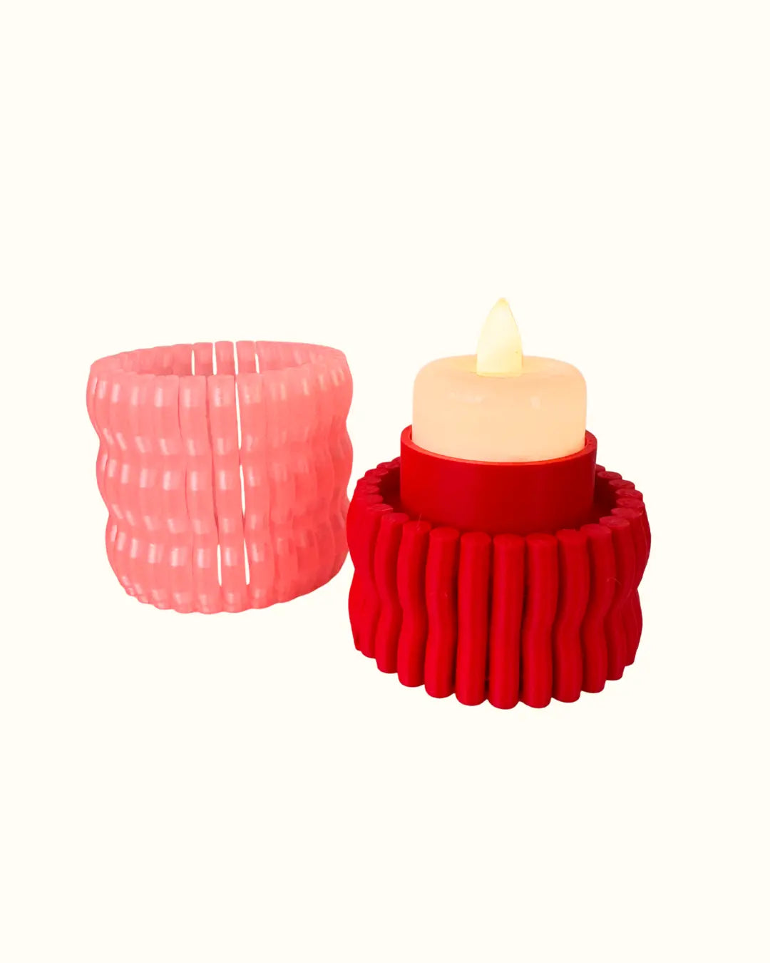 Dekoleuchte "LUMI" mit LED-Licht SATO colors