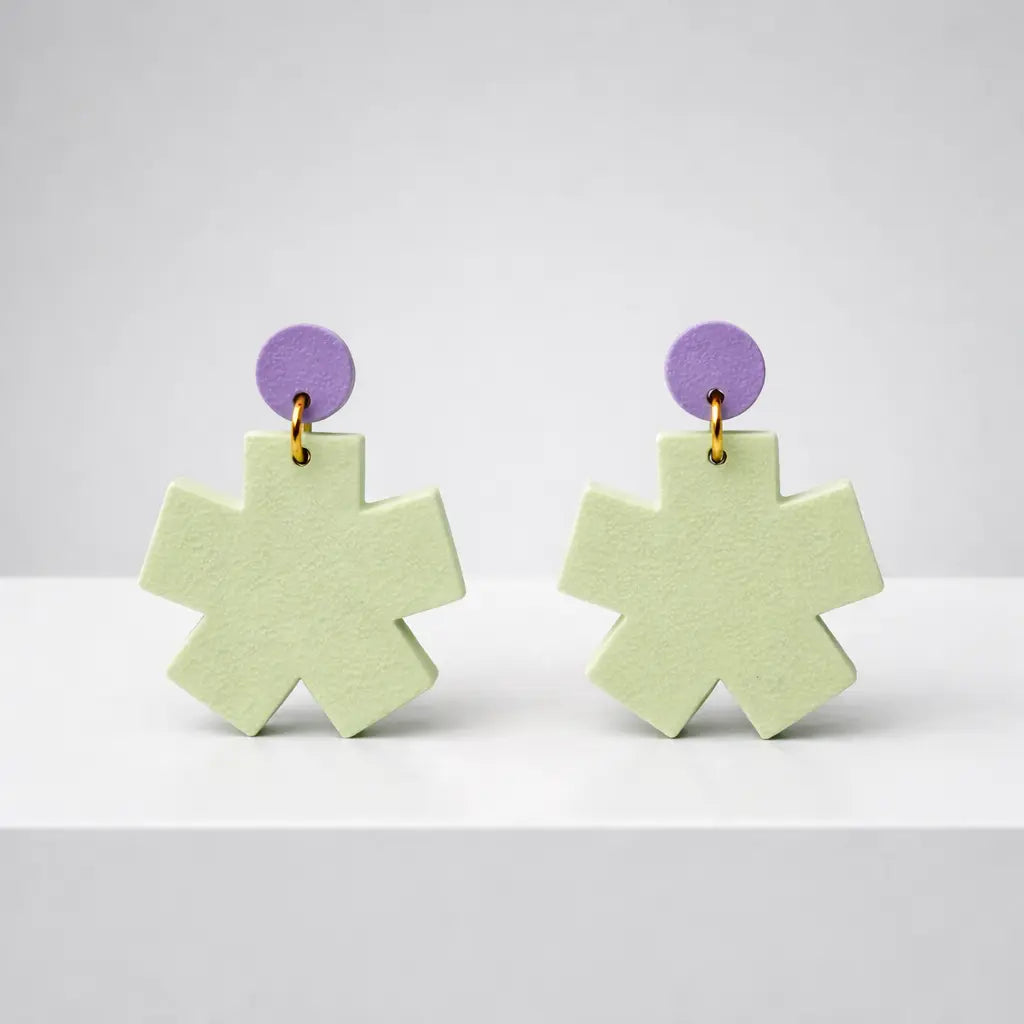 Ohrringe Happy Star aus Maisstärke SATO colors