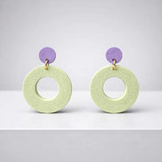 Ohrringe Happy Circle aus Maisstärke SATO colors