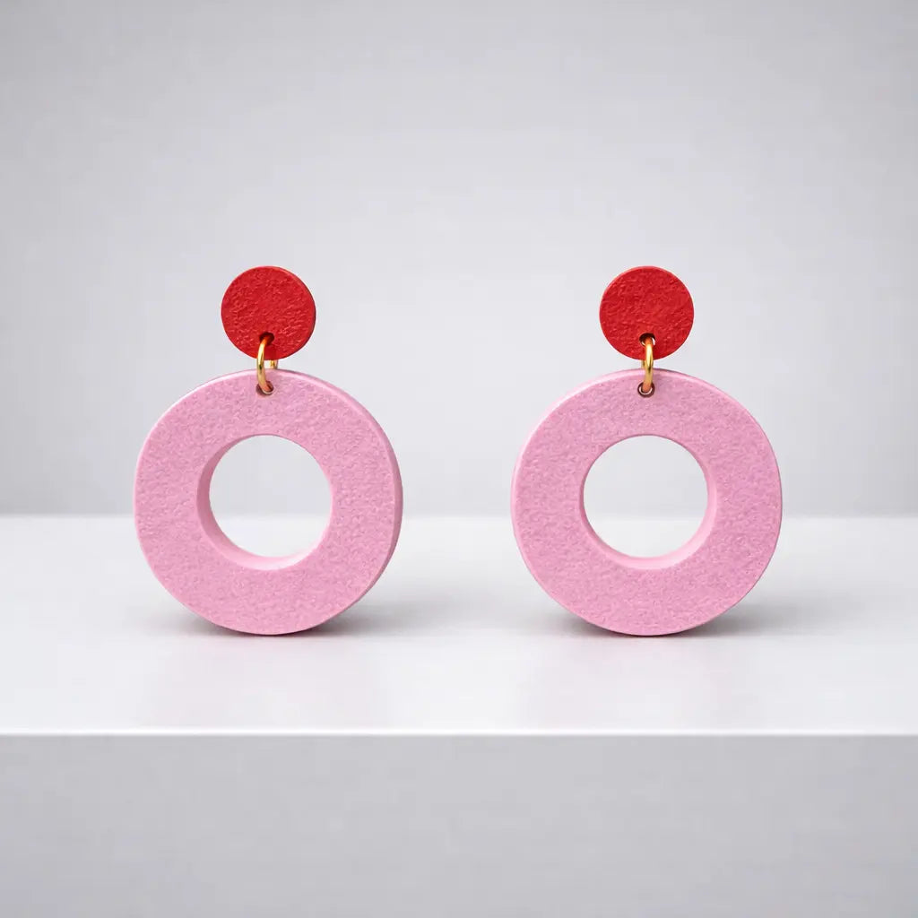 Ohrringe Happy Circle aus Maisstärke SATO colors