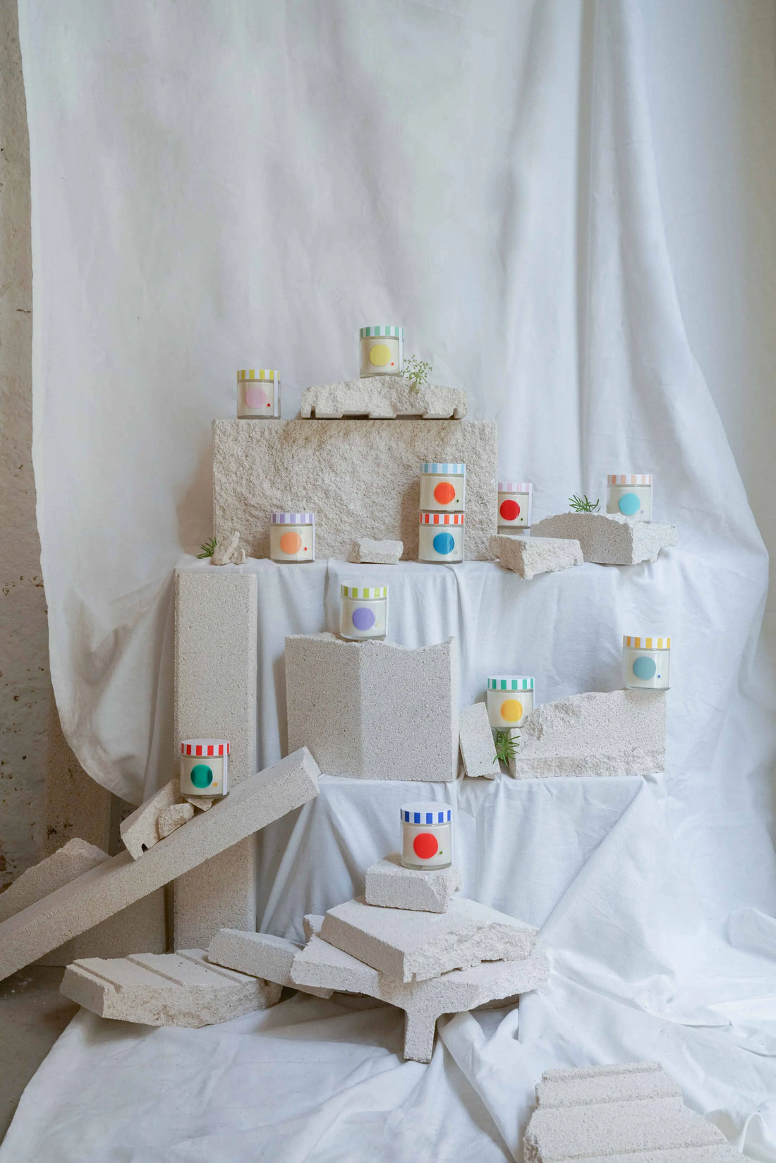 Kerze mit Orange und Rosmarin to:from