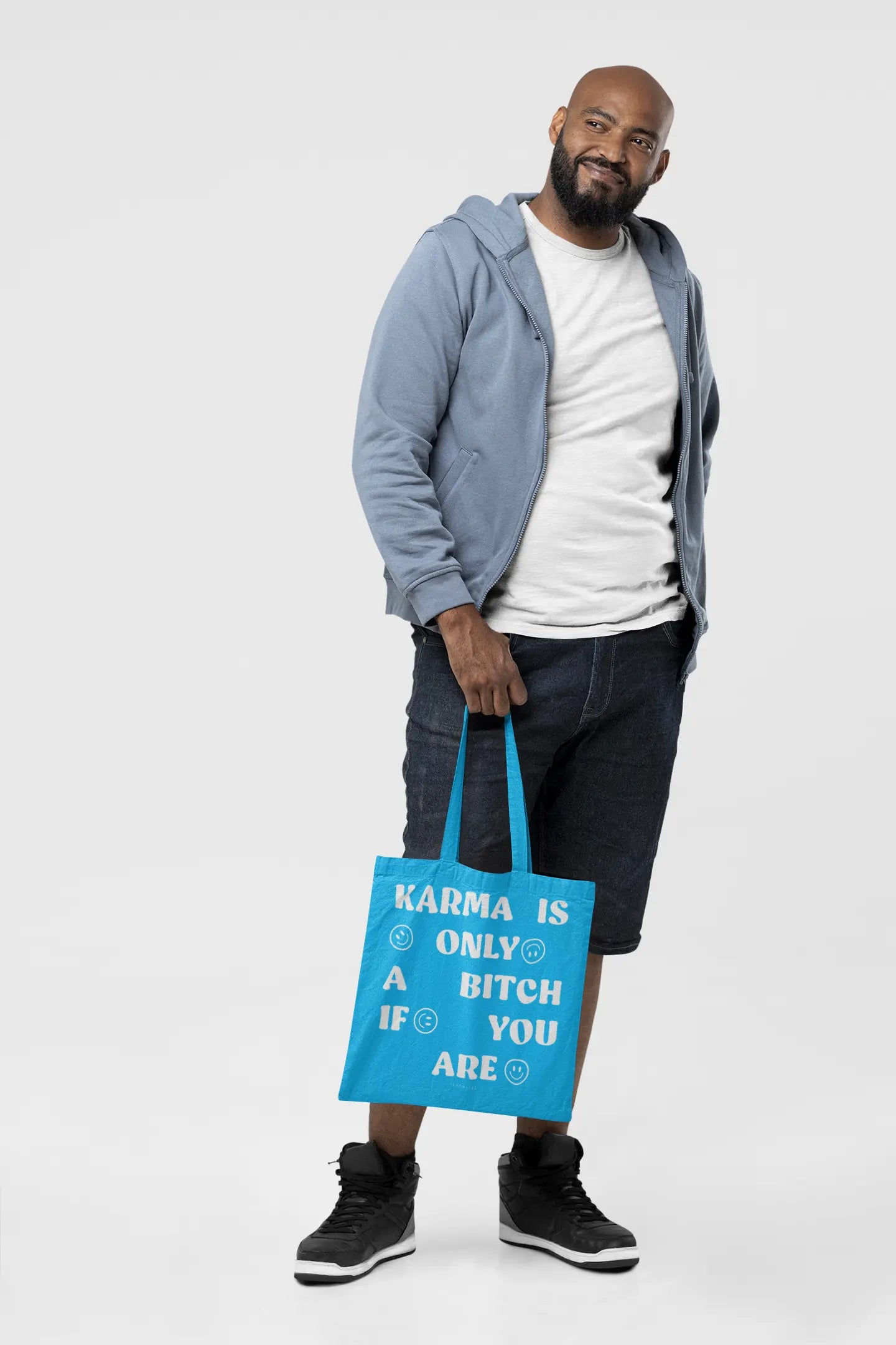 Baumwolltasche / Karma Is Only typealive