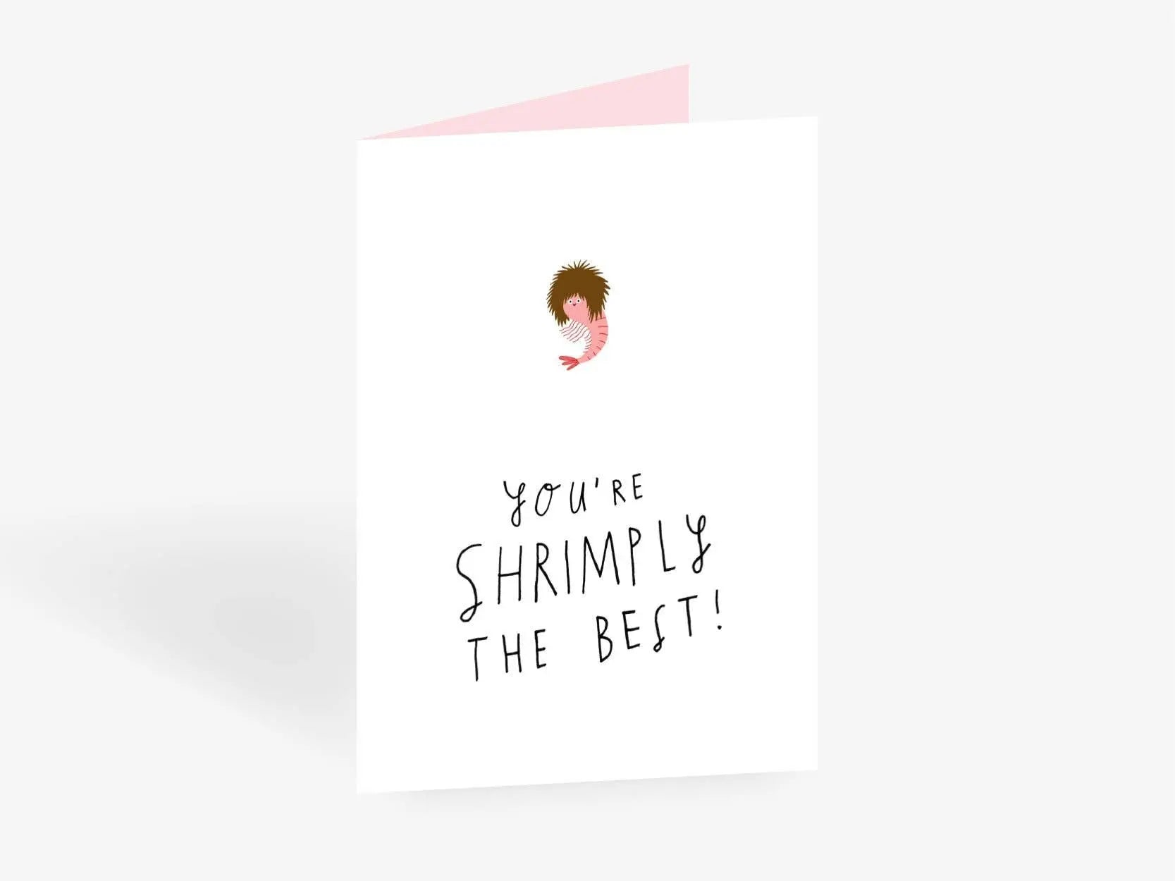 Grußkarte / Shrimply The Best typealive