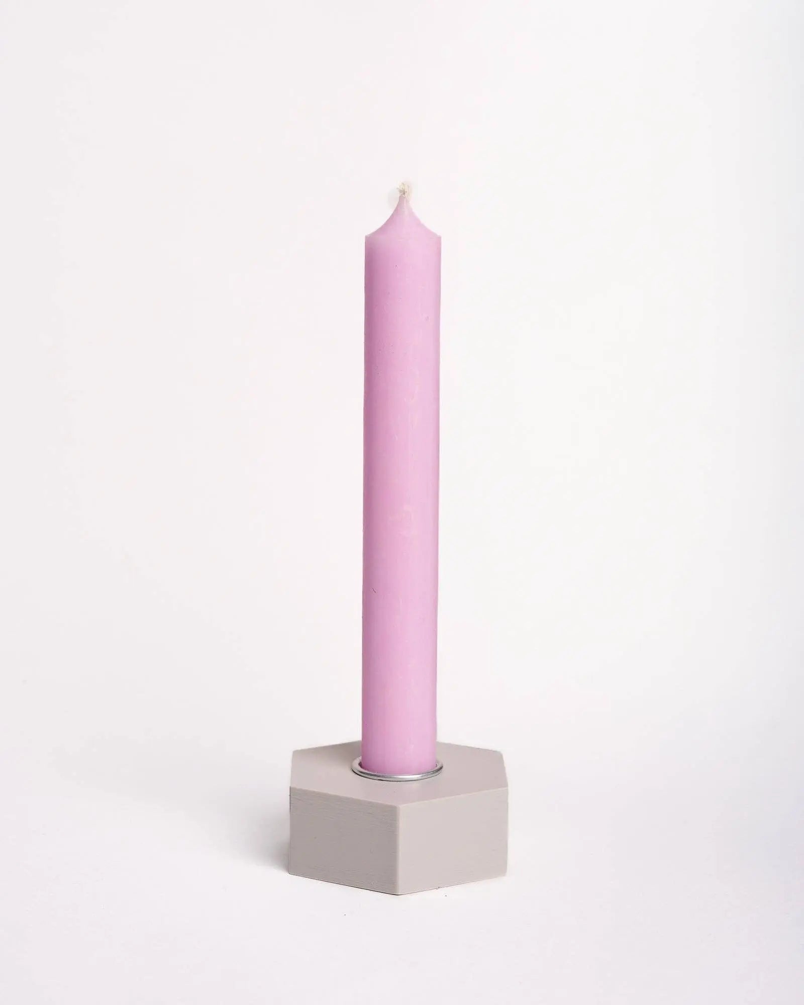 Handmade Taper Candle: Orange roki Design